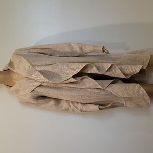 The limited long flowy shrug sweater blend of alpaca, mohair  womens L